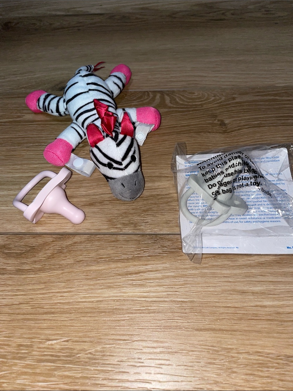 Dr. Brown’s Happy Paci Pacifiers & Plush Zebra Lovey Holder